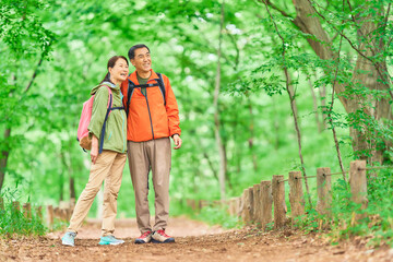 山歩きが趣味のシニア夫婦