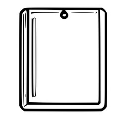 clipboard with pen
