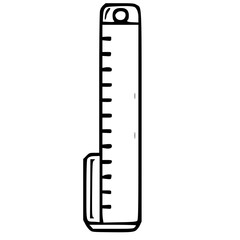 thermometer or ruler