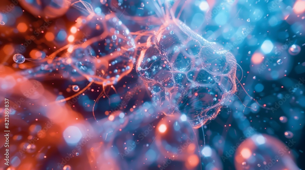 Poster a visual representation of a particles decay products reforming into the original particle demonstra
