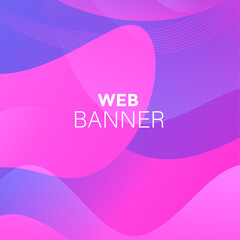 Pink background, abstract background, background with waves