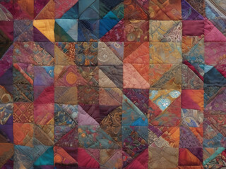 Vibrant Patterns. The Mastery of Quilt Craftsmanship.