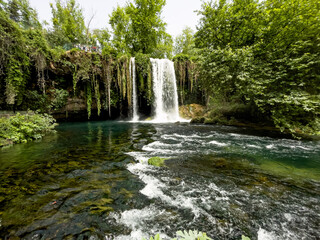 The Upper Duden Waterfall in Antalya, Turkey