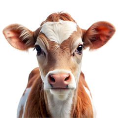 cow isolated on transparent background
