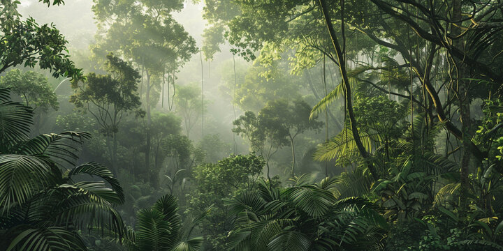 The depths of the Amazon forest