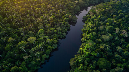 The depths of the Amazon forest