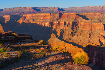 Grand Canyon Walls at Sunset