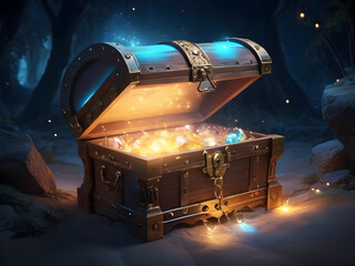 Radiant Relics. Unveiling the Treasures of an Age Old Trunk.