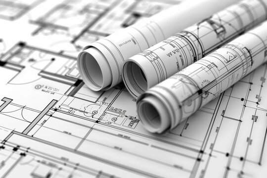 Engineering drawing of mechanism and design background