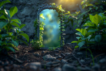 Reflecting on personal growth and transformation, recognizing the evolution of identity and values over time. Concept of self-development and introspective growth. Generative Ai.