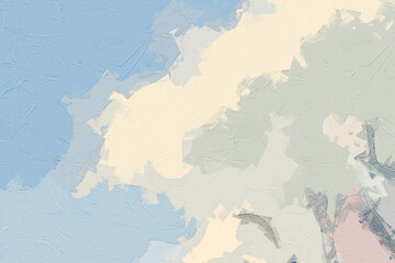 Oil painting and various flowers, cats, dogs, fish, rivers, lotus leaves, lotus scenery, strawberries, chrysanthemums