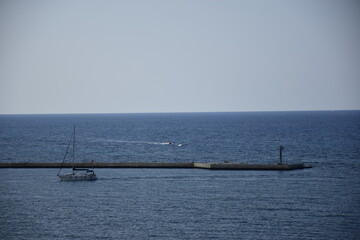 boat on the lake