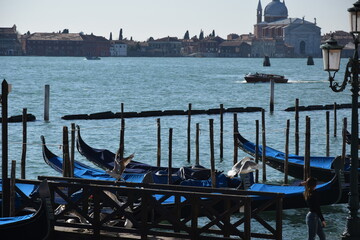 gondolas in Venice