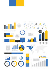 Free Vector Flat Corporate Infographic Template For Business And UI Design