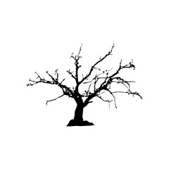 Tree Silhouette Vector Clipart