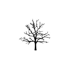 Obraz premium Tree Silhouette Vector Clipart.