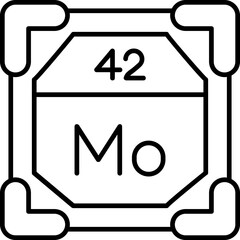 42 - Molybdenum Icon