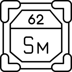 62 - Samarium Icon