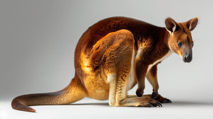 Kangaroo Standing on Hind Legs