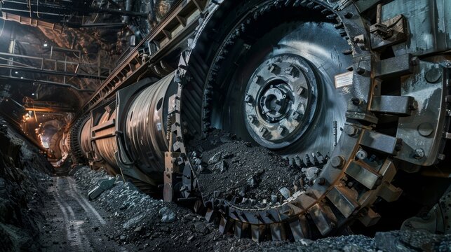 The machines used in lignite mining require regular maintenance and upkeep to keep them running smoothly.