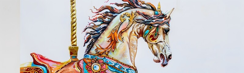Obraz premium watercolor horse 