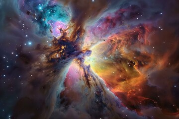 Stunning Nebula Burst in Deep Space