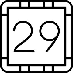 29 - Twenty-Nine Icon