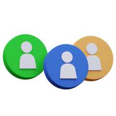 Team Work 3D Illustration