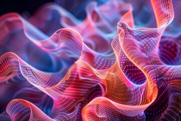 Abstract Digital Waves