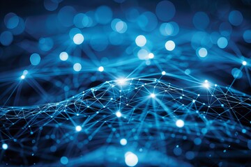 Abstract Digital Network Background