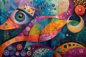 Whimsical Abstract Art