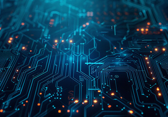 Photo of computer circuit board background