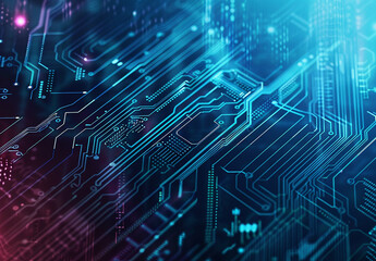 Photo of computer circuit board background