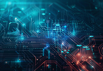 Photo of computer circuit board background