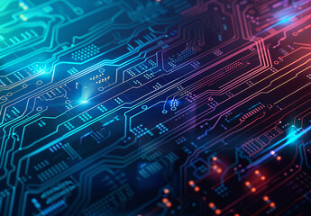 Photo of computer circuit board background