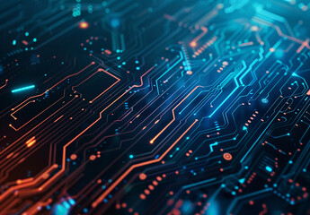 Photo of computer circuit board background