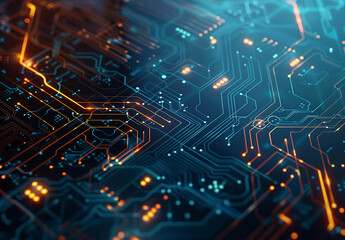 Photo of computer circuit board background