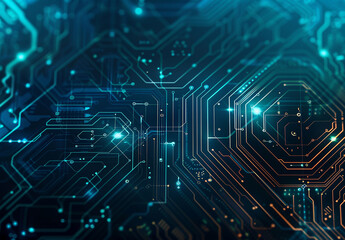 Photo of computer circuit board background