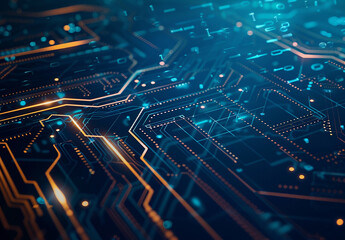 Photo of computer circuit board background