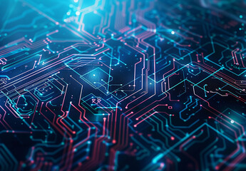 Photo of computer circuit board background