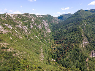 Naklejka premium Rhodope Mountains near town of Asenovgrad, Bulgaria