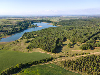 The Forty Springs Reservoir near town of Asenovgrad, Bulgaria