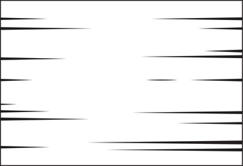 Anime And Manga Speed Action Lines Frame