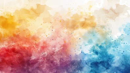 watercolor background with colorful ink splash. watercolor background templates