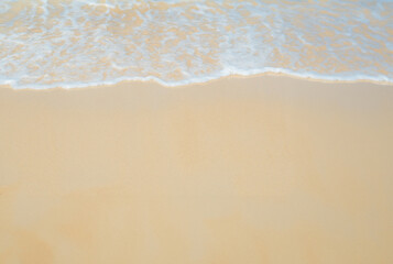 Horizon Landscape summer season front view point tropical sea blue beach white sand clean calm nobody nature ocean paradise beautiful wave water travel at Sai Kaew Beach thailand holiday relax enjoy.