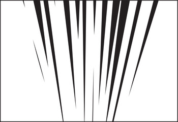 Anime And Manga Speed Action Lines Frame