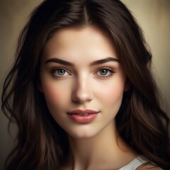 Fototapeta premium Portrait of a beautiful woman