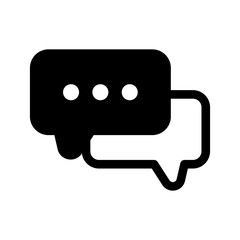 Chat Icon Vector Symbol Design Illustration