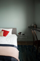 Bed arrangements still life