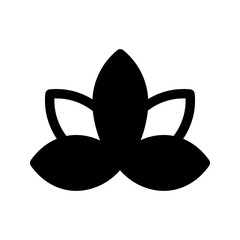 Lotus Icon Vector Symbol Design Illustration